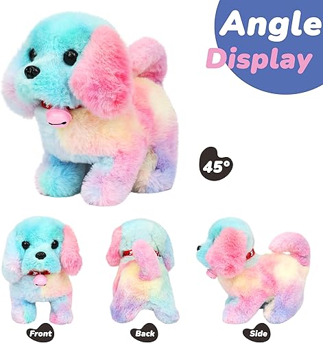 Miniatura 67 de Hopearl - Juguete electrónico interactivo de peluche, mascota con sonidos y movimientos, regalo jirafa animada que camina y mueve la cola