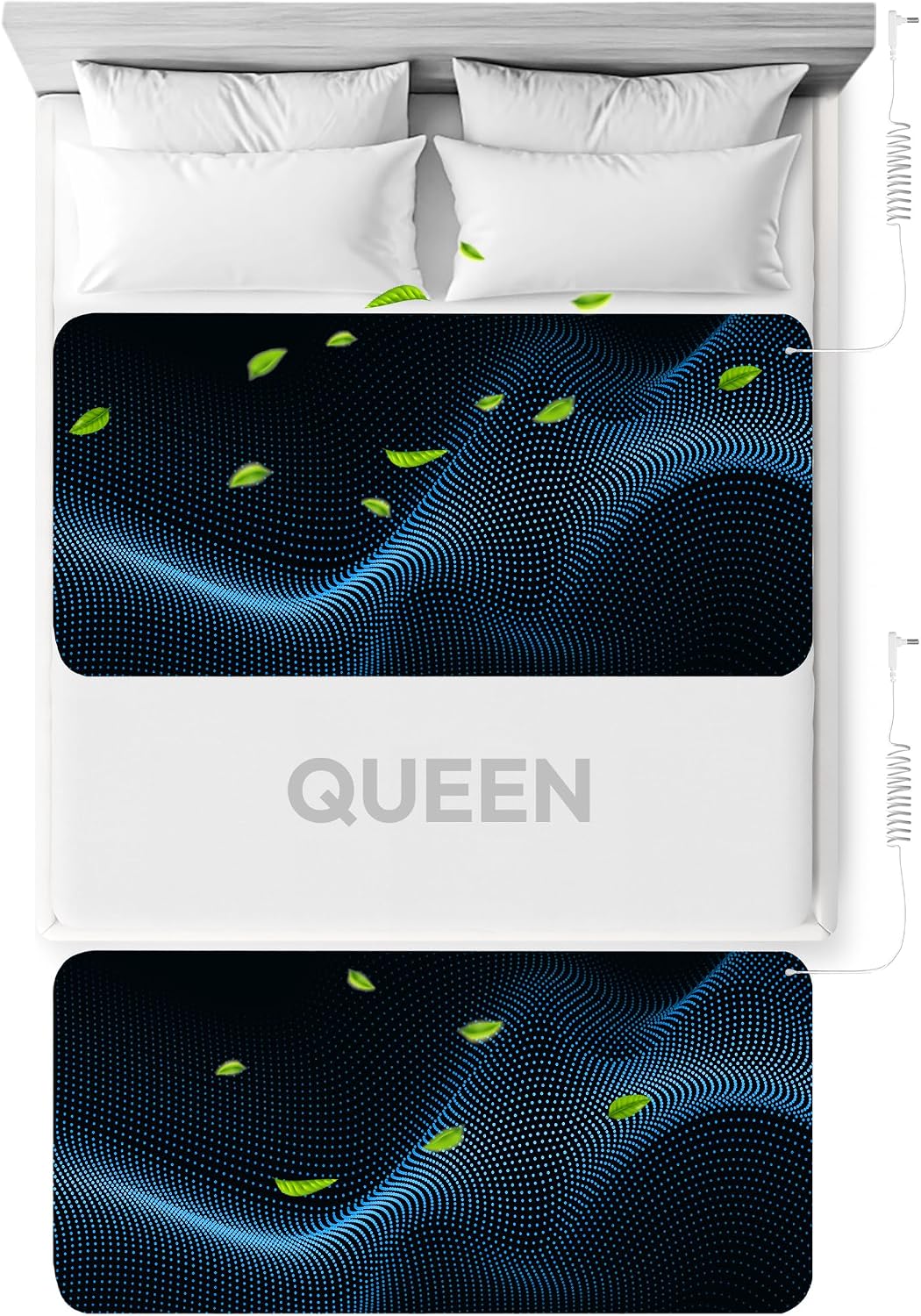 Grounding Sleeping Mat for Bed - Queen Size Mattress Cover Pads (27"x60")