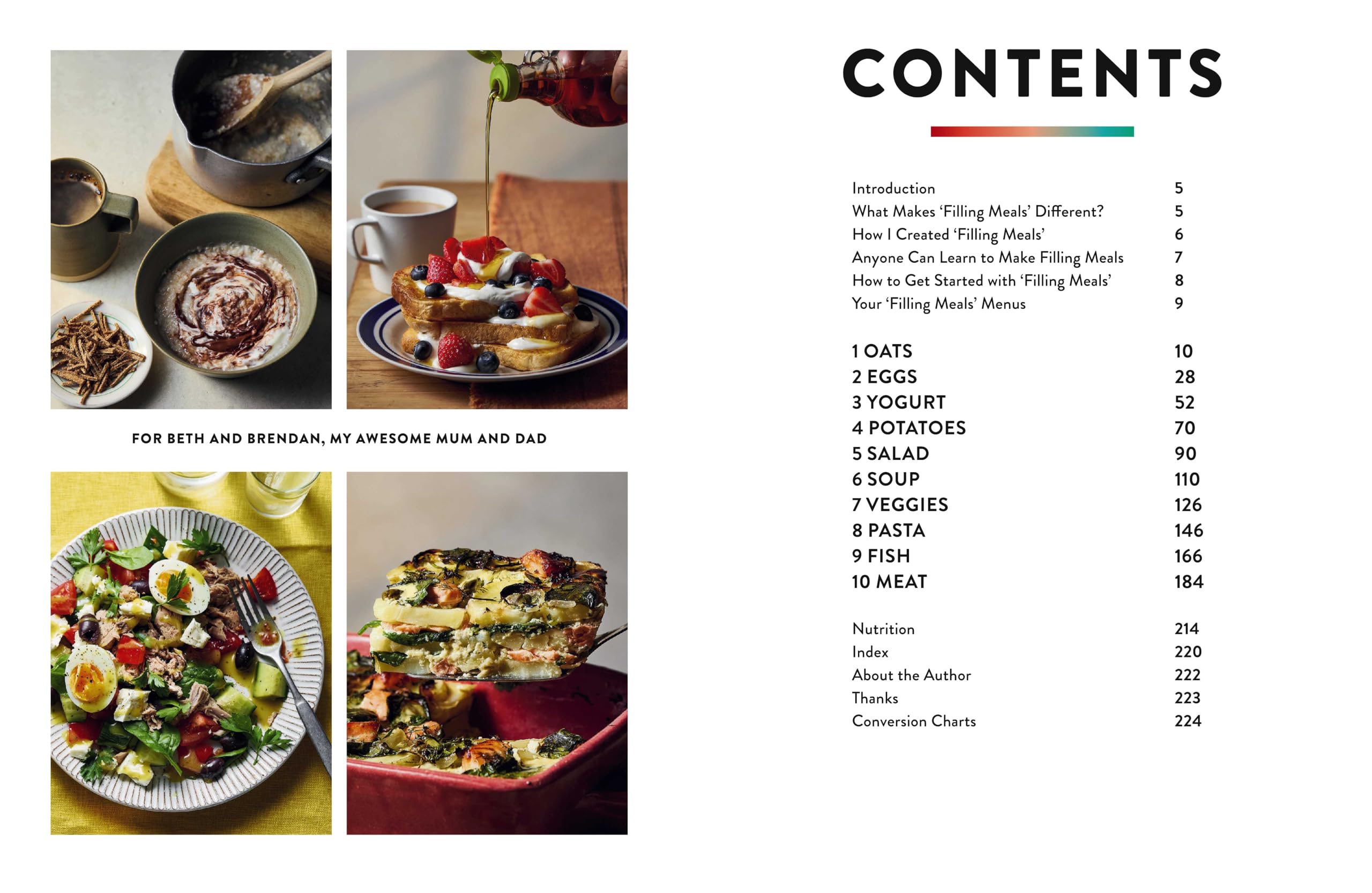 Filling Meals: 100 simple hunger-busting recipes for sustainable weight loss - The Sunday Times Bestseller
