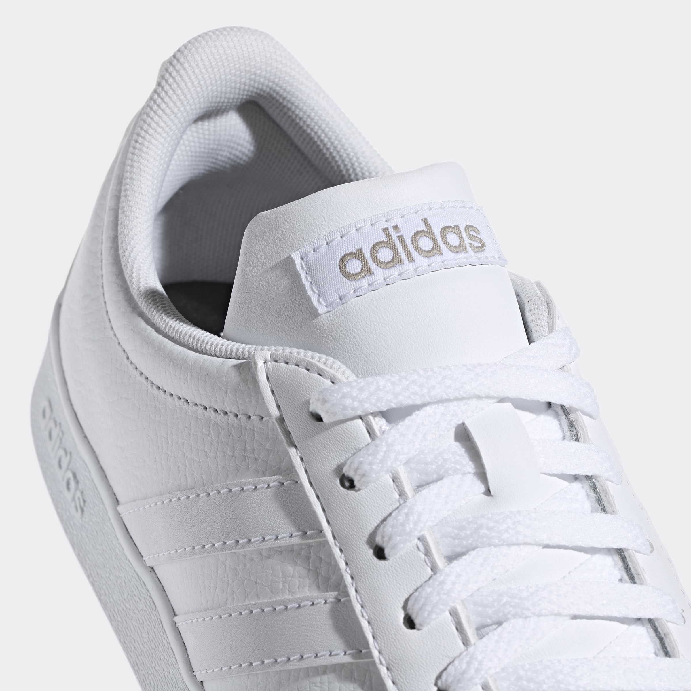 adidas Scarpe da Tennis VL Court 2.0 in Pelle Bianche