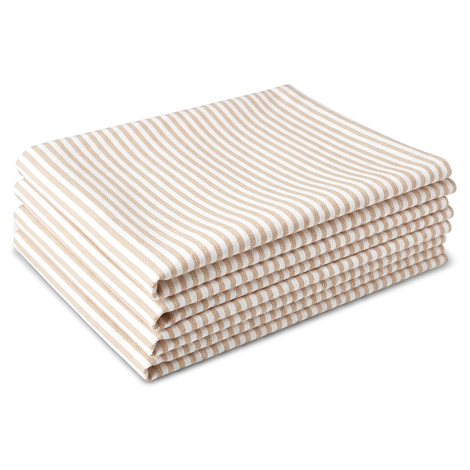 Encasa XO Tea Towels for Kitchen, Cotton Hand Towel 70x45 cm Beige