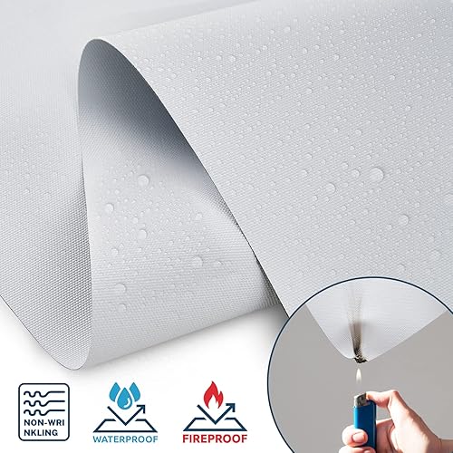 Miniatura 3 de Pasoun Persianas enrollables opacas sin cordones con aislamiento térmico, impermeables, resistentes al fuego, resistentes a las arrugas, persianas