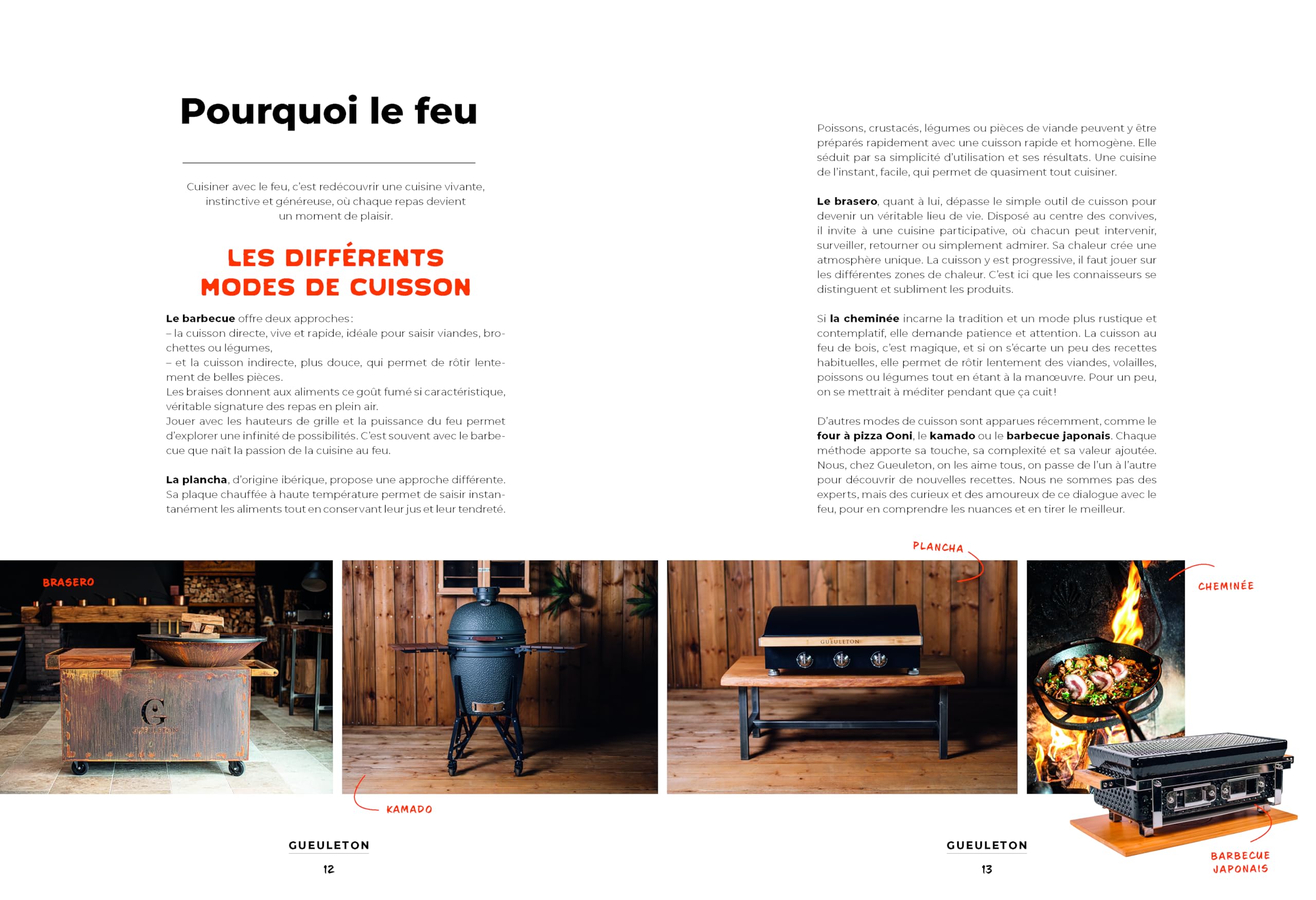 Gueuleton tout feu, tout flamme: Plancha, barbecue, cheminée, brasero… recettes et astuces de Maxime, Vincent et Arthur