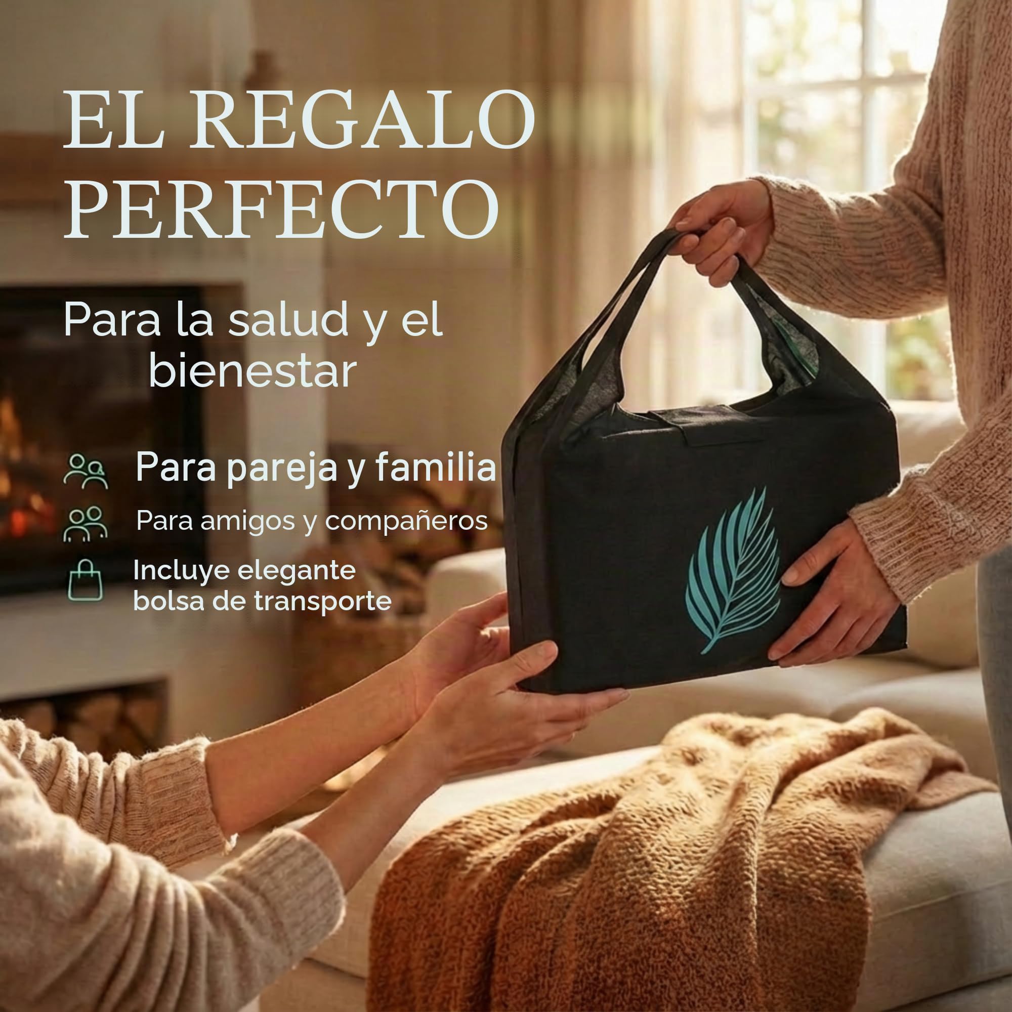 Esterilla de acupresión original 6 en 1 Premium Set de fibras naturales – Masaje de espalda y cuello contra el estrés y la tensión | con almohada y bola de masaje | Siente la diferencia