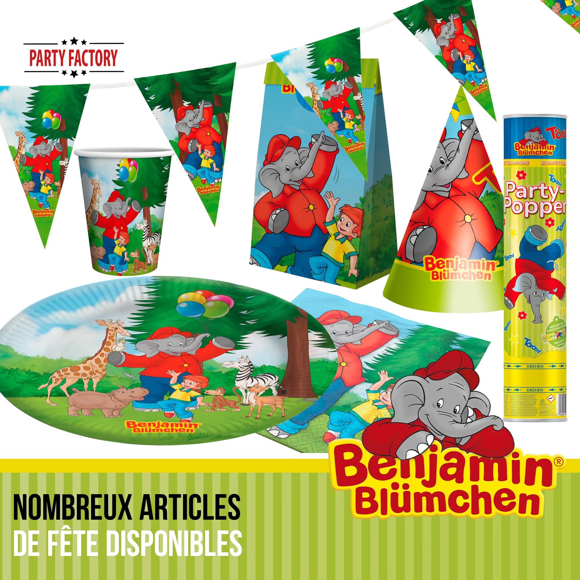 Party Factory Harry Potter Guirlande De Fanions En Papier Avec 10 Fanions, Longueur Env. 5 Mètres, Guirlande De Fête, Décoration D'anniversaire, Fête à Thème