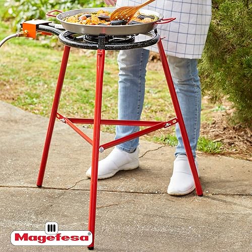 Miniatura 3 de MAGEFESA  Quemador de paella reforzado de 24 pulgadas de diámetro, perfecto para paelleras, compatible con la mayoría de paella disponibles en el