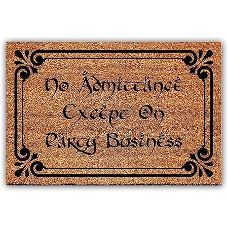 Amazon.com: Funny Coir Doormat Welcome to Our Home Roll for Initiative ...