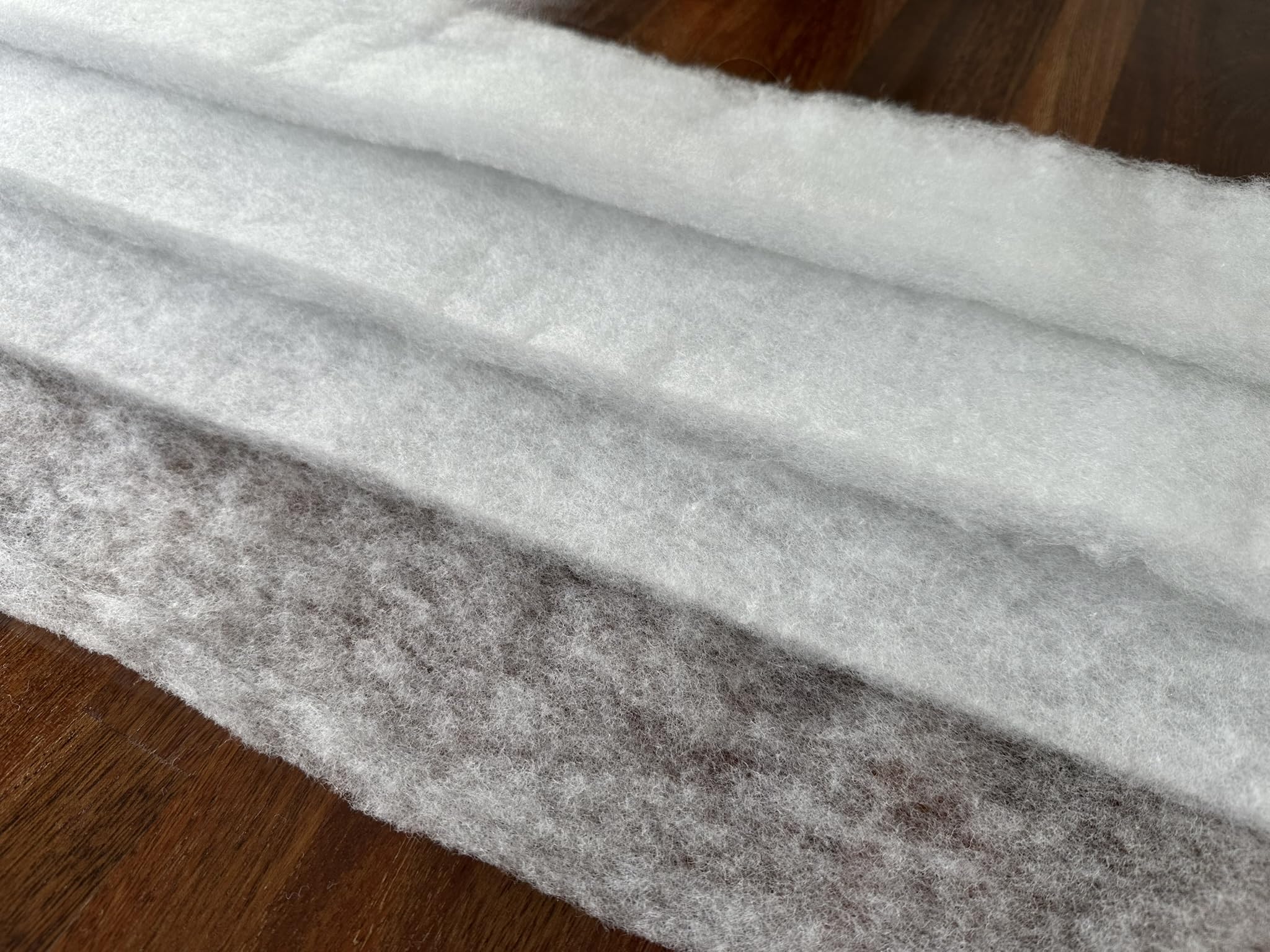 Ouate de polyester ignifuge - Rembourrage de 152 cm de large pour matelassage et travaux manuels - Doux et durable (10 mètres)