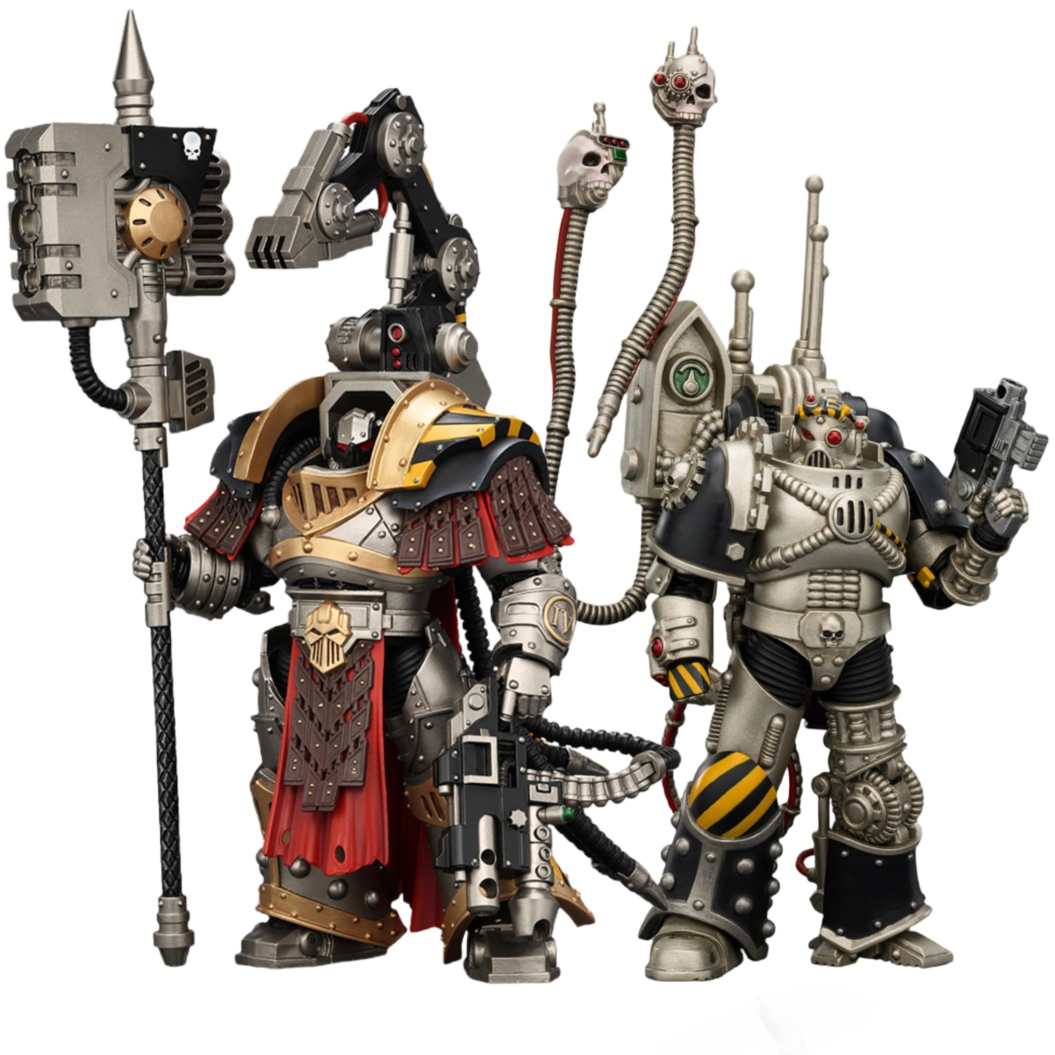 JOYTOY Iron Warriors Warhammer 40K 1/18 Action Figure Iron Warriors Legion Praevian e Warsmithwith 2PCS Modello da collezione Artefatti Regali Pre-ordine a maggio.