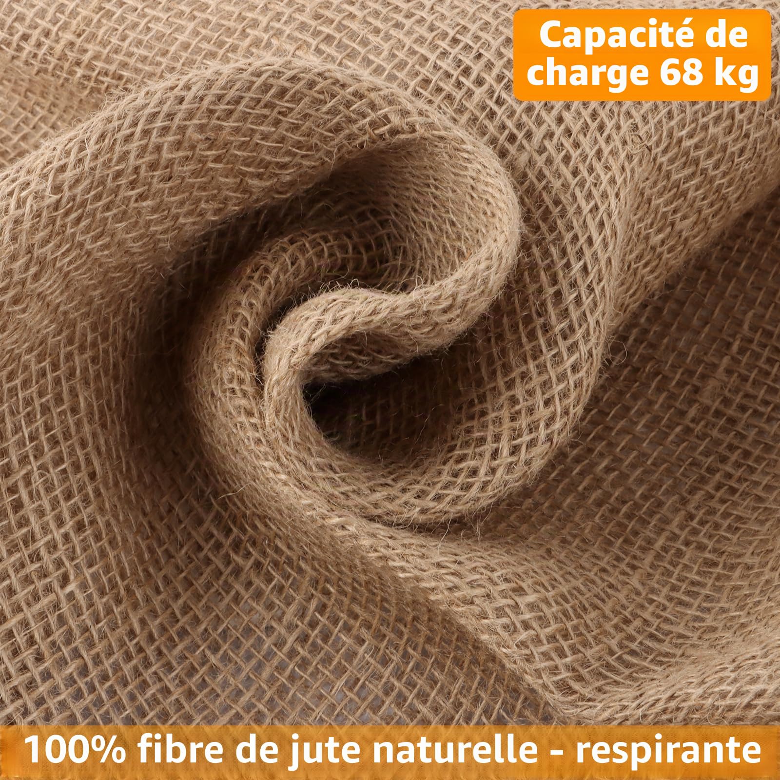 Lot de 6 sacs en jute pour plantes grands, 60x100 cm Sacs en toile de jute, Sac en jute grand pour protection des plantes en hiver, résistant/Sac pour pommes de terre/Protection contre le gel