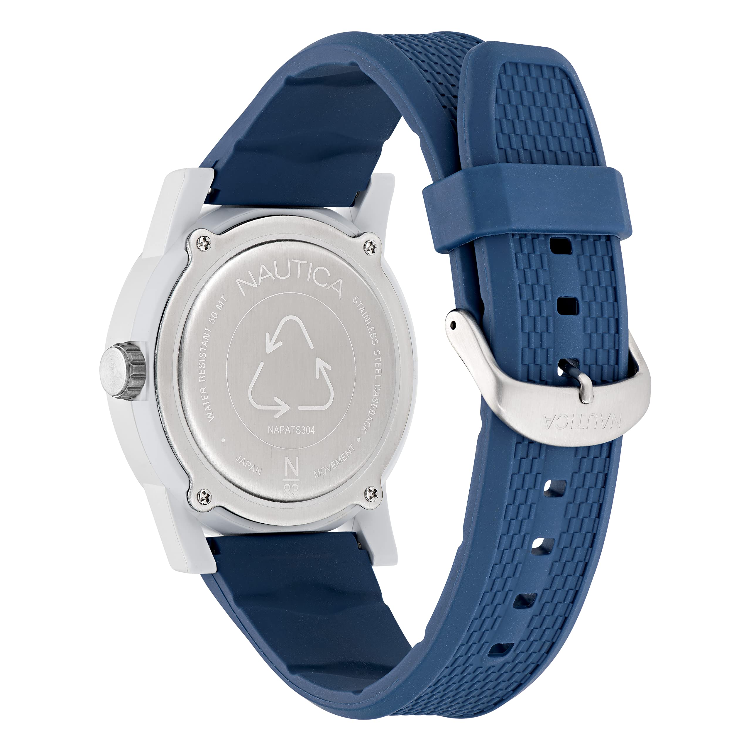 Nautica N83 NAPATS304 Ayia Triada - Reloj para Hombre con Correa de Fibra sintética, Color Azul