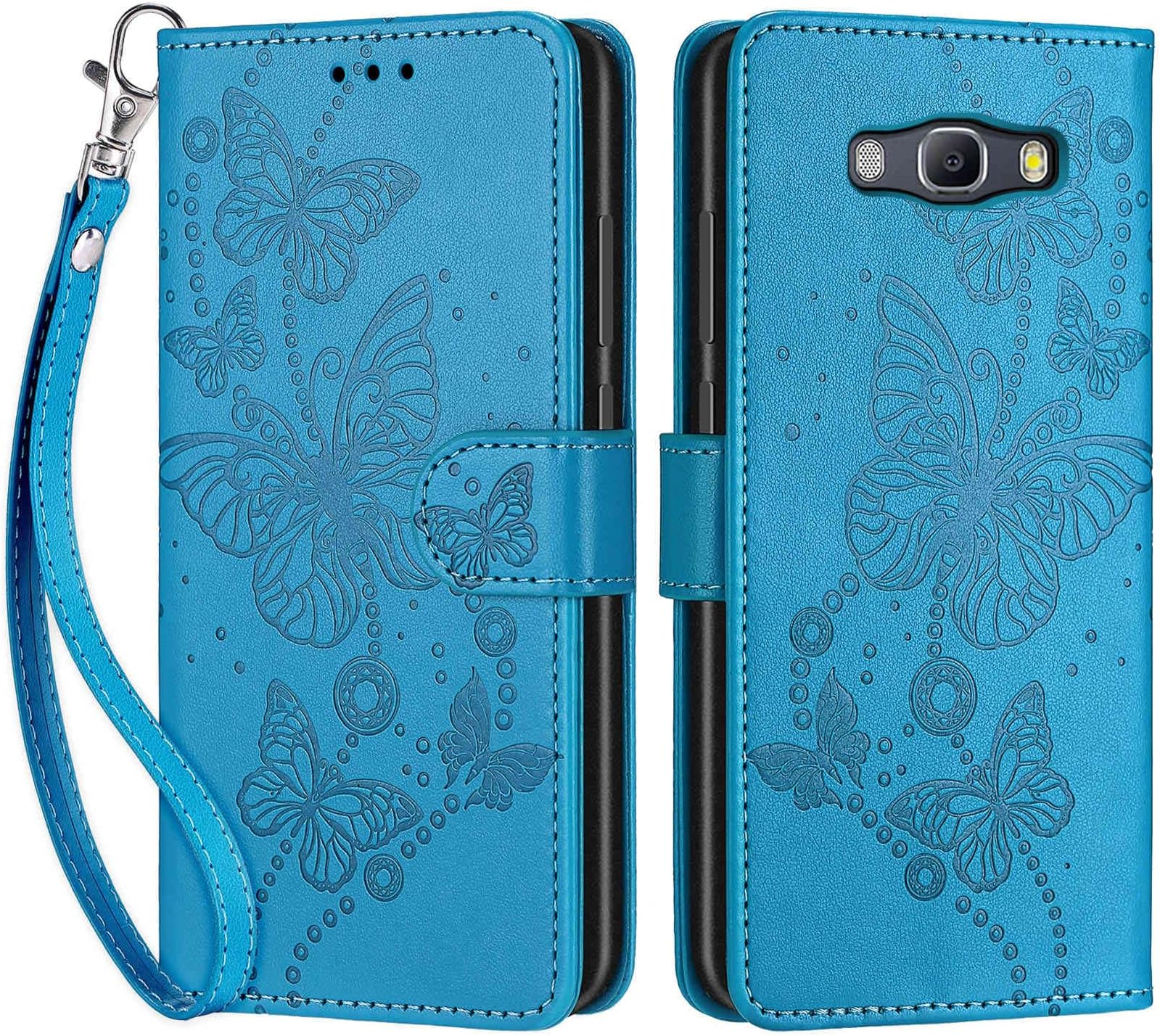 TOMYOU For IPhone 16 Plus Case, Embossed Premium PU Leather Folio Flip Notebook Wallet Cover Compatible With IPhone 16 Plus Phone Case [Magnet Closure][Kickstand][Card Slots], Purple Girl