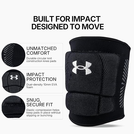 Under Armour Volleyball Knee Pads, Set of 2