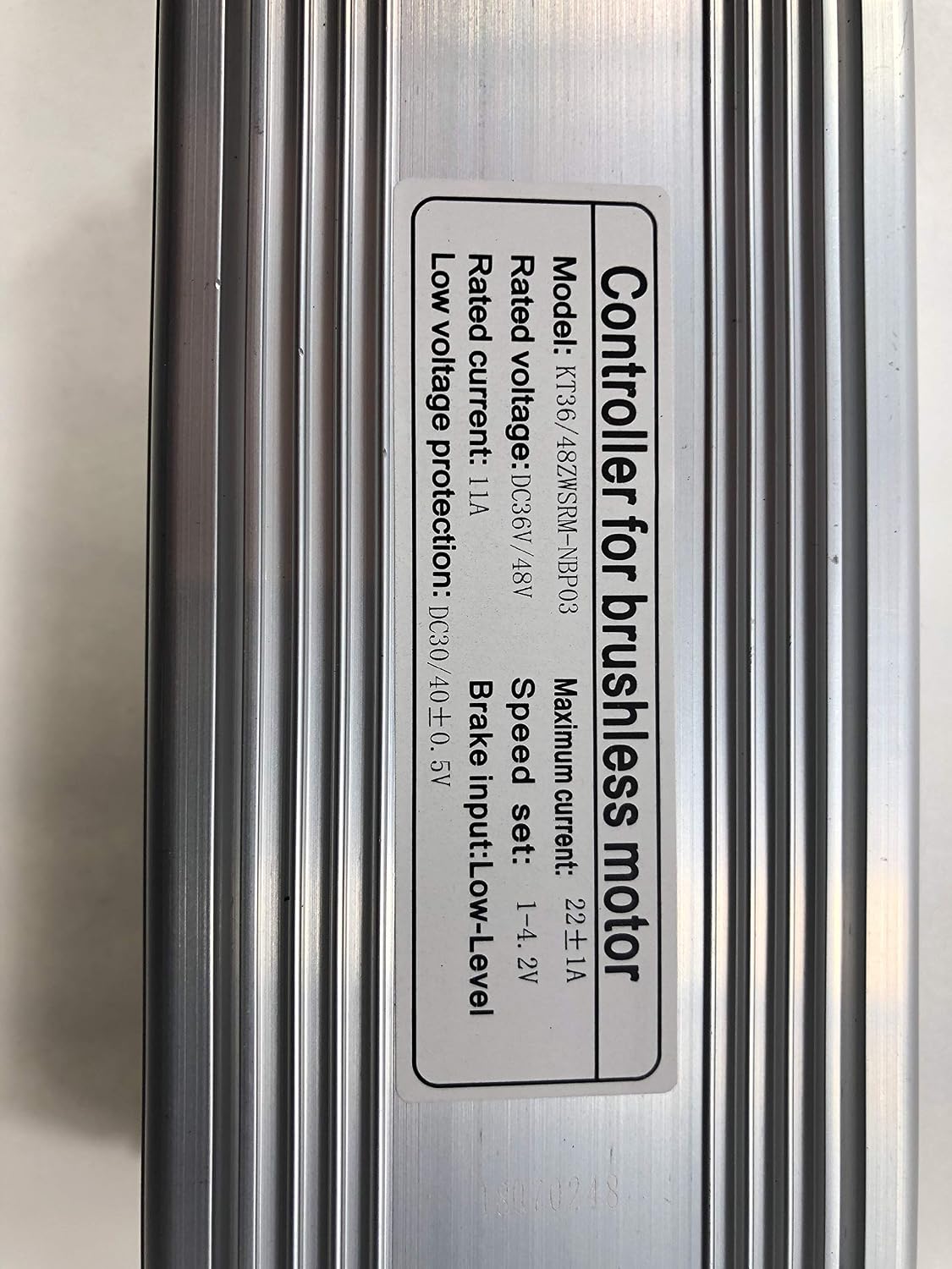 NB POWER 36V/48V 500W 22A Brushless DC Motor Controller Ebike Controller +KT-LCD8H Color Display One Set，Used for 500W Ebike Kit.
