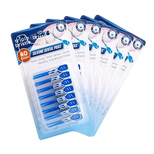 Triple cerdas dentales púas  palillos dentales interdentales  Elimina de forma segura los residuos de alimentos  Limpieza cómoda  Elimina la placa y disponible en Yaxa Colombia