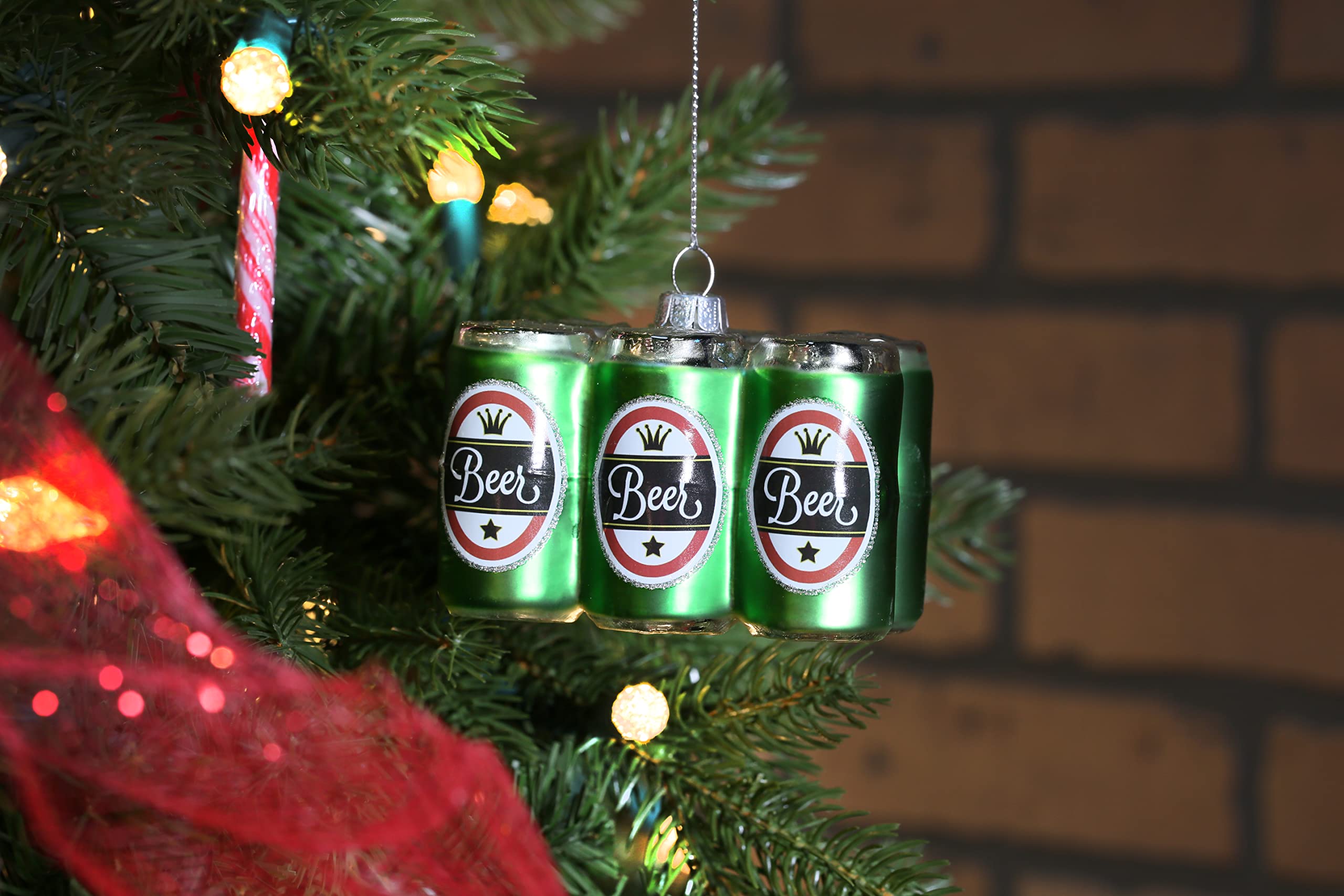 Amazon.co.jp: North Star Christmas - ビール6パックオーナメント