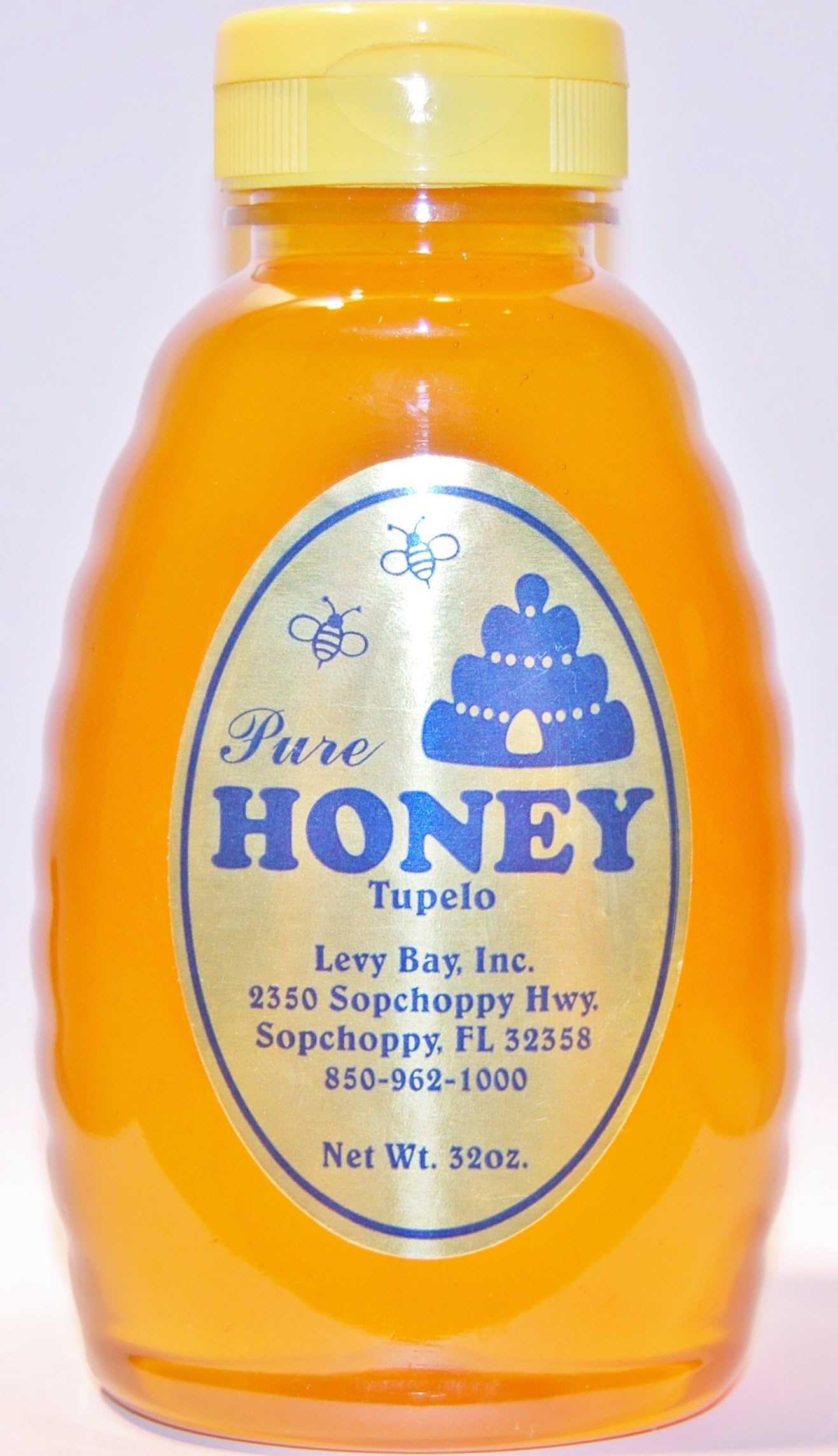 The Top Choice Of Discriminating Bees! RAW TUPELO HONEY32 Ounces (2 lb) Pure, Natural, Organic, Unpasteurized Honey with Natural Pollens …