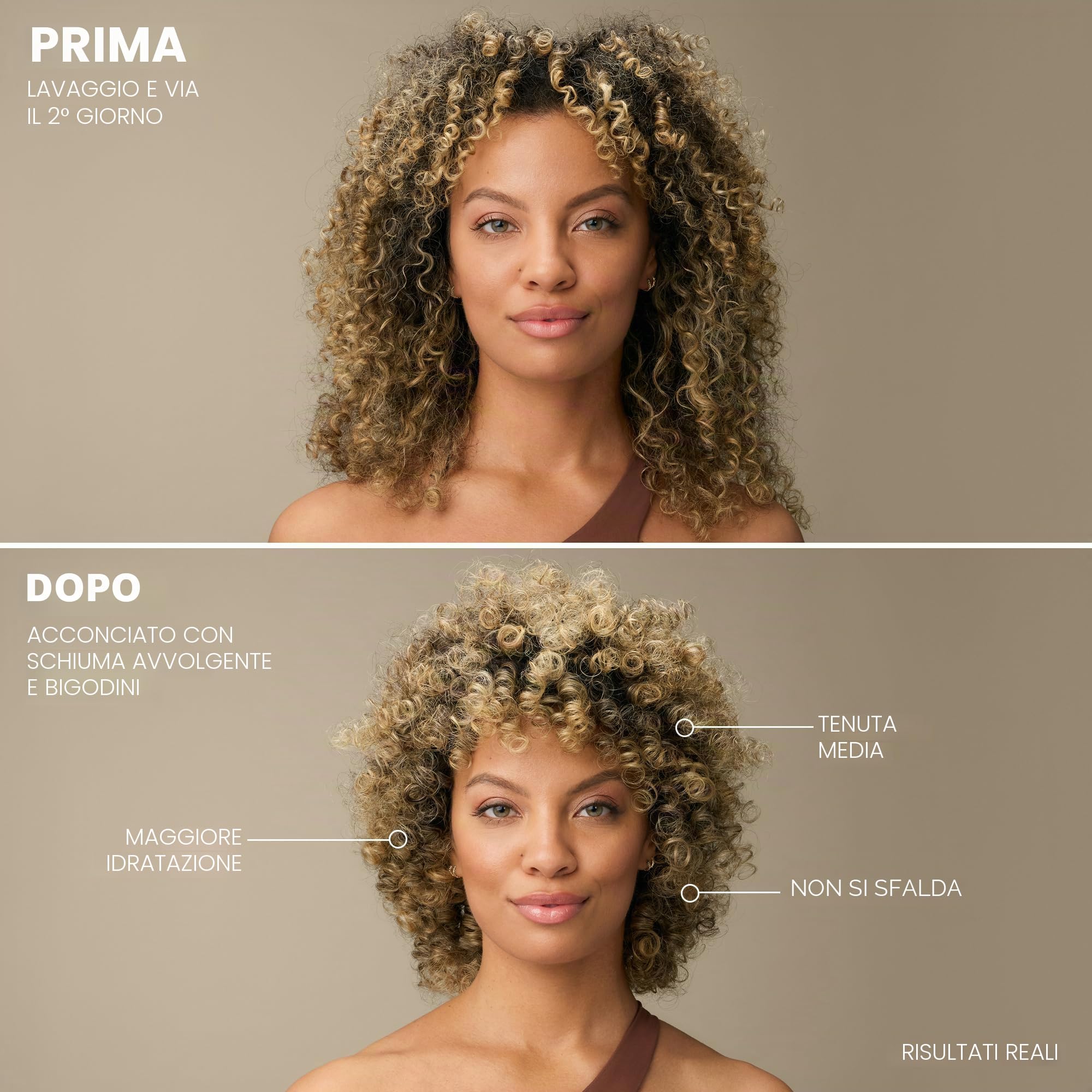 Mizani Styling Foam Wrap | Balances Hydration, Shine & Hold | with Shea Butter | Paraben-Free | for Curly Hair | 250 ml