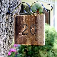 Vista 20 de Números de 5.5 pulgadas de hierro fundido para dirección de casa.