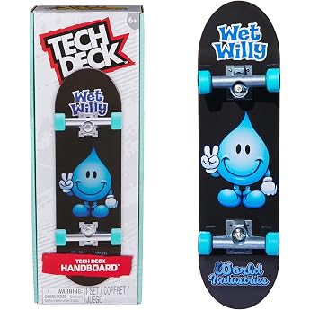 Tech Deck World Industries Handboard Authentic Mini Skateboards Kids Toy for Boys and Girls Ages 6+ Hands Only