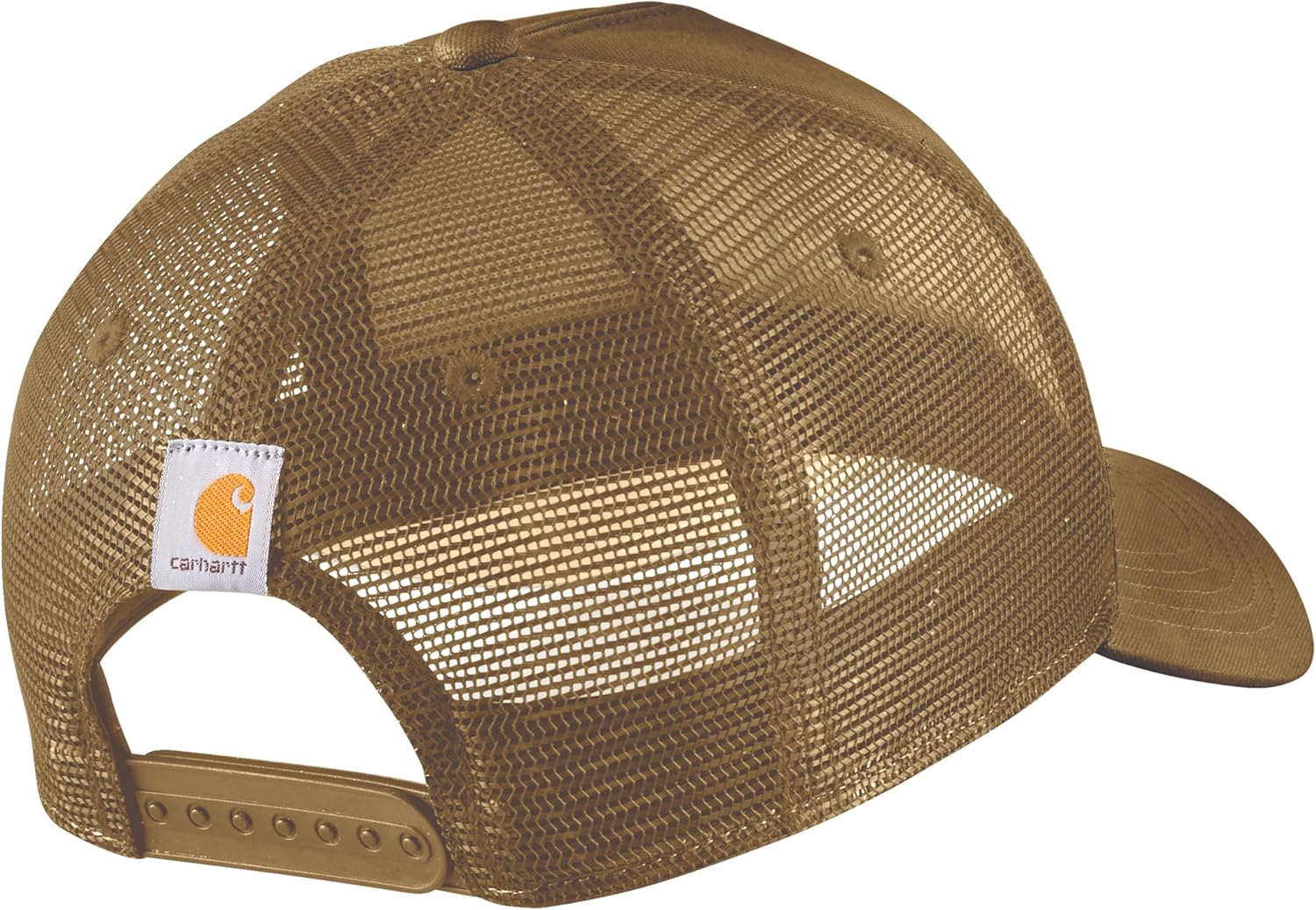 Carhartt Men's Rugged Flex Twill Mesh-Back Script Patch Cap