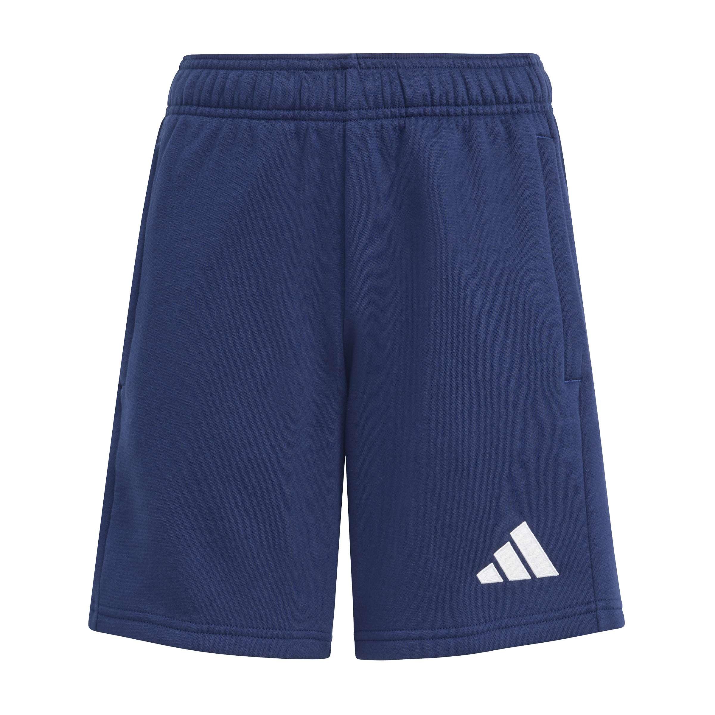 adidas Unisex Kids Entrada26 Sweat Kids Shorts, Team Navy Blue 2/White, 11-12 Years