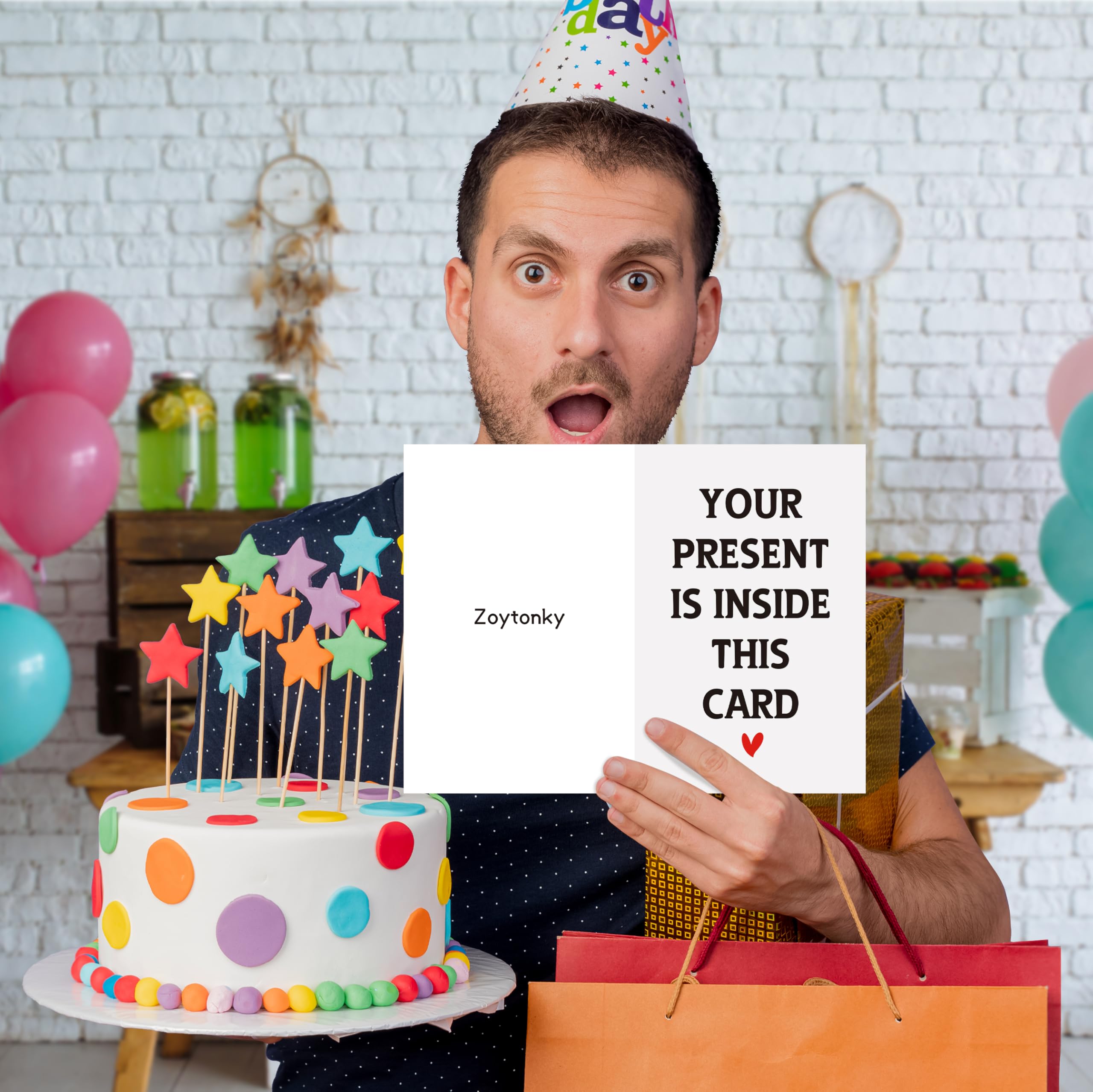 Amazon.com: Zoytonky Funny Birthday Card for Him Her, Rude