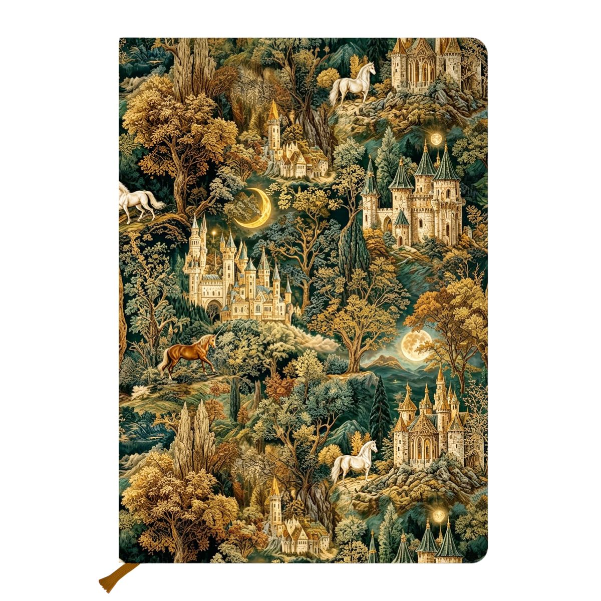 Carnet de notes A5 élégant style féerique 200 pages pour le bureau