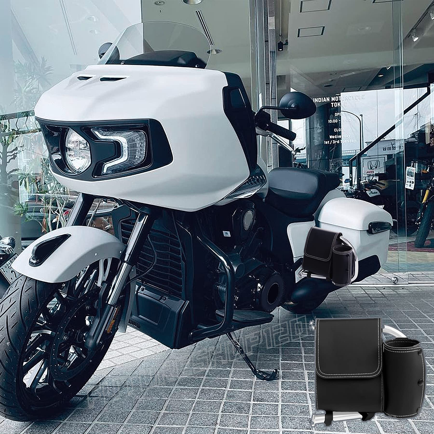 Fit 2023 Indian Challenger Rear Highway Bars Bag Indian Chieftain