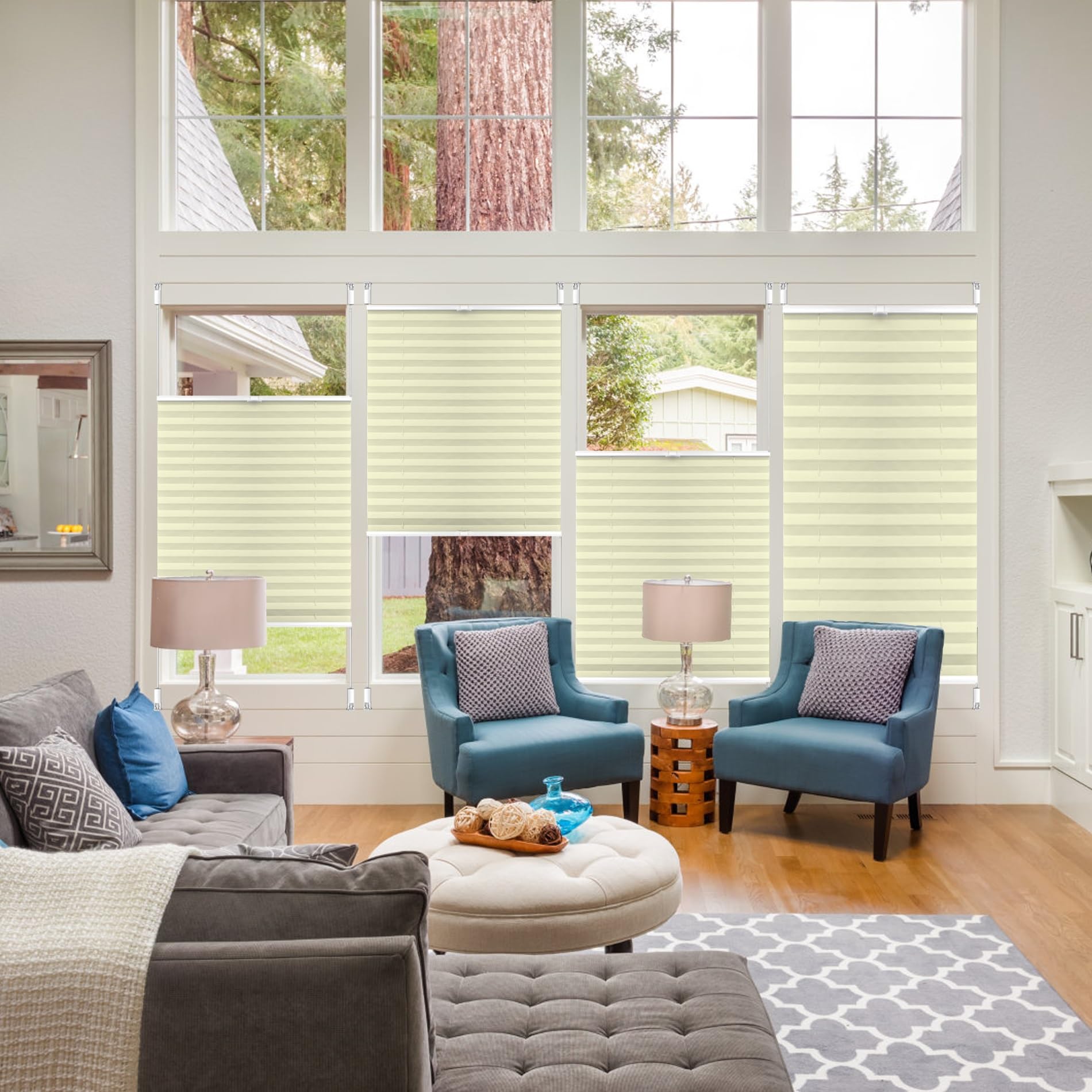 Amazon｜プラスチック ブラインド 40 x 220 cm 遮熱 簡単取付け