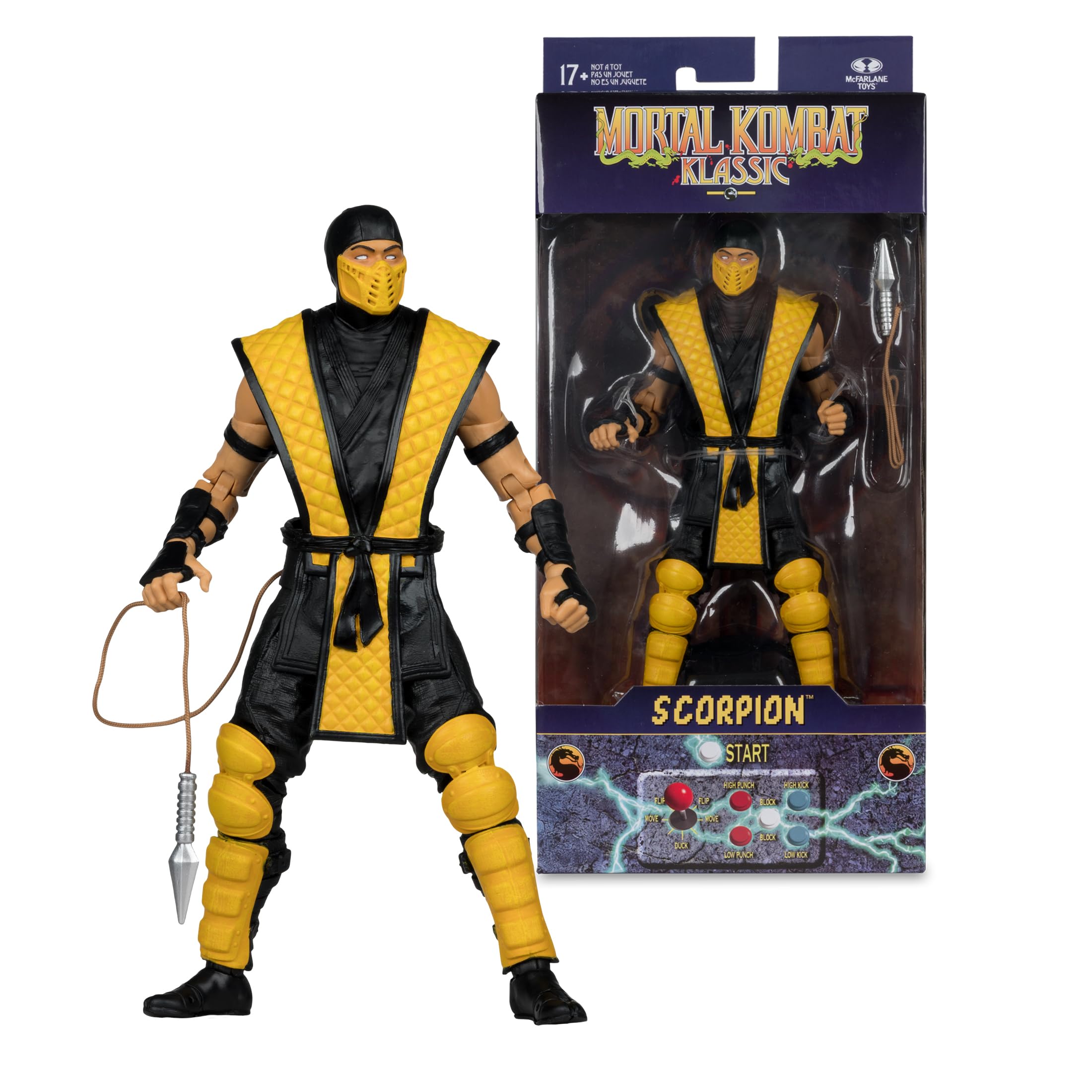 Amazon | McFarlane Toys- モータルコンバット クラシックスコーピオン