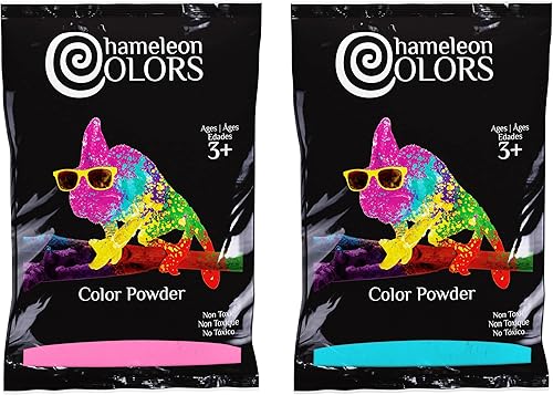 Polvo Holi Color 1lb de polvo de color rosa y 1 lb de color turquesa género revelado