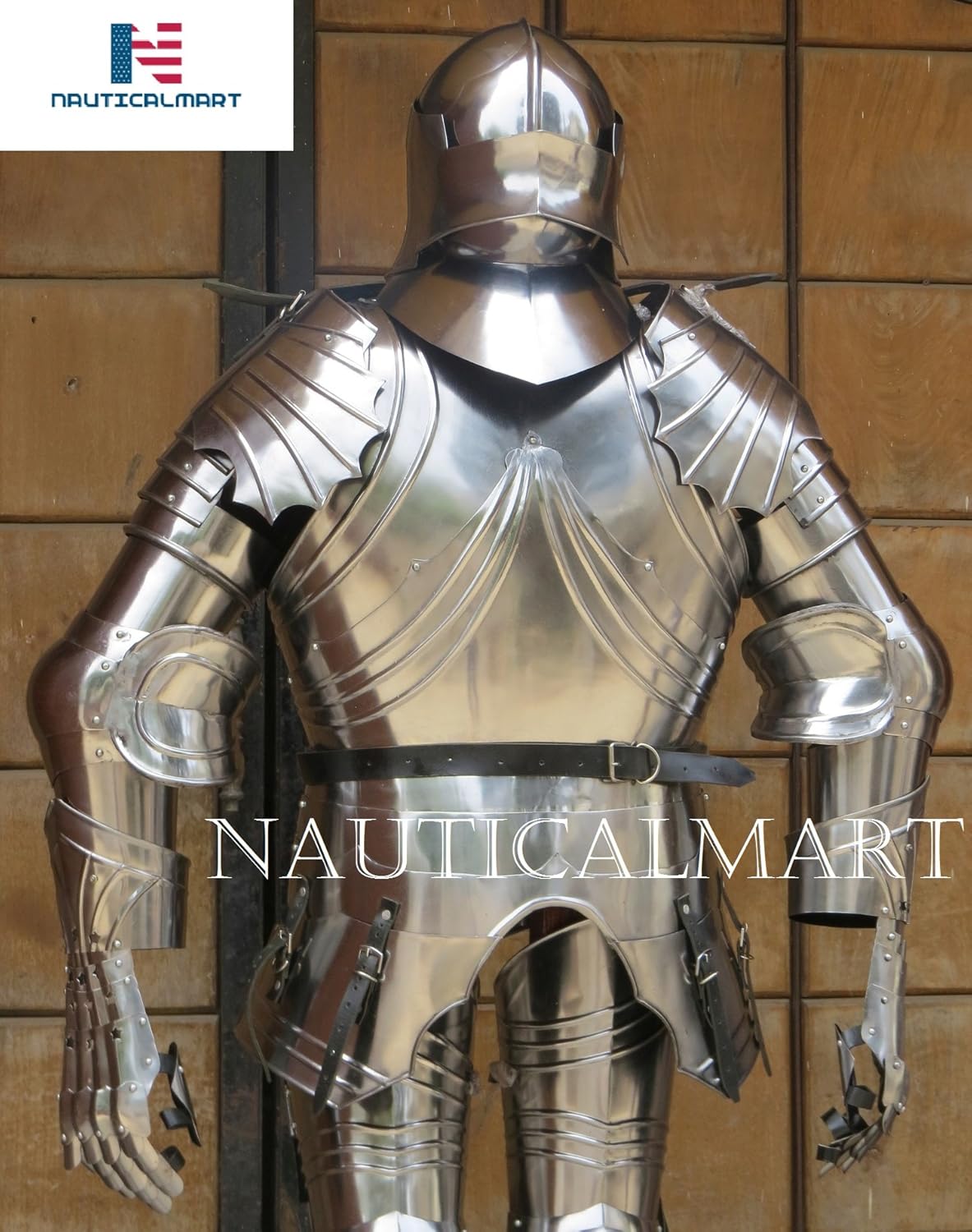 NauticalMart German Gothic Suit Of Armor Medieval Knight Custom Armour Costume