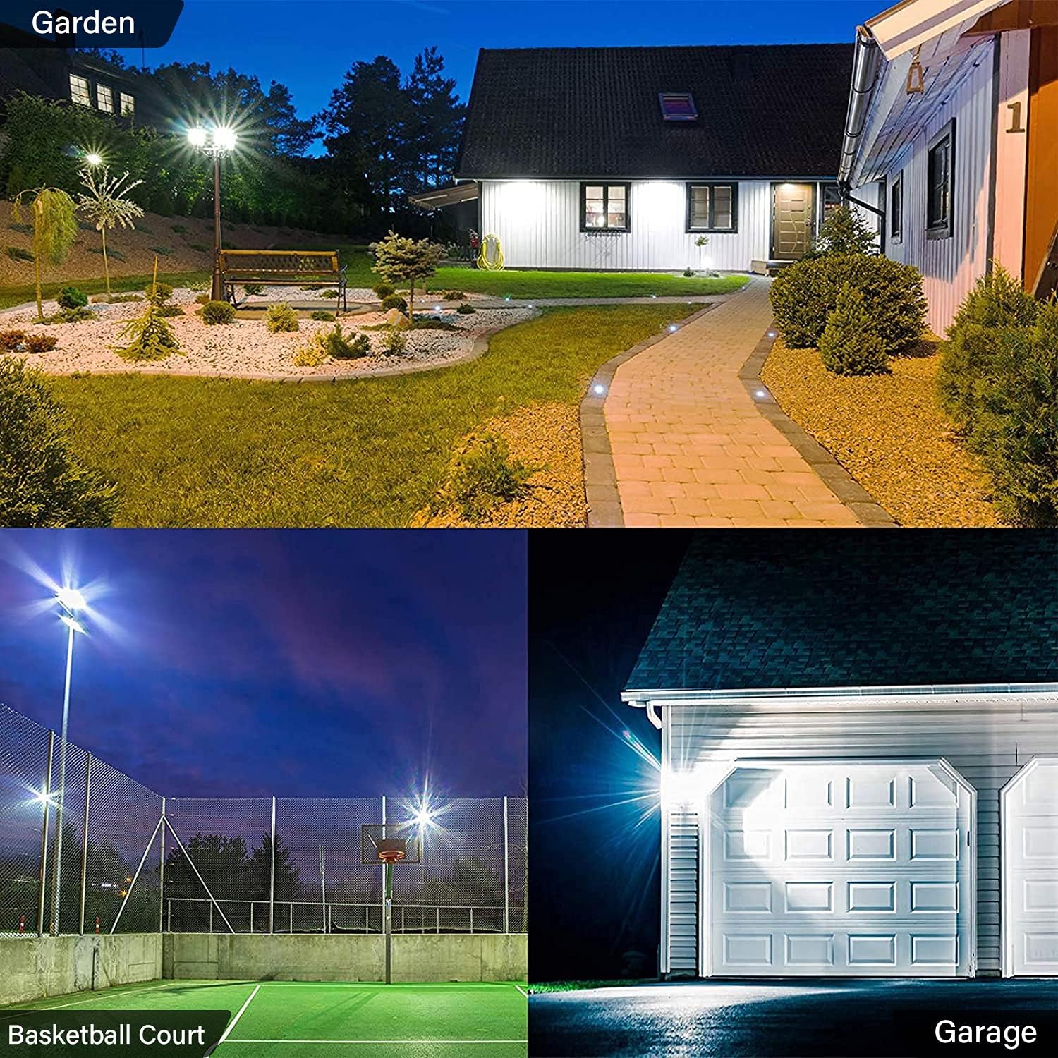 Authentic Crazy Deals Ytiws 200W LED Flood Light Outdoor, 20000lm Super Bright LED Work Light,5000K Daylight White,IP65 Waterproof Outdoor Security Lights for Backyard, Garage, Garden, Lawn,Basketball Court
