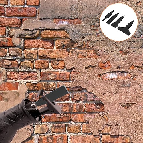 Miniatura 4 de Lwuey Hoja de sable de sierra recíproca, cuchillas raspadoras Sawzall multifuncionales de acero de alto carbono, herramientas de limpieza de