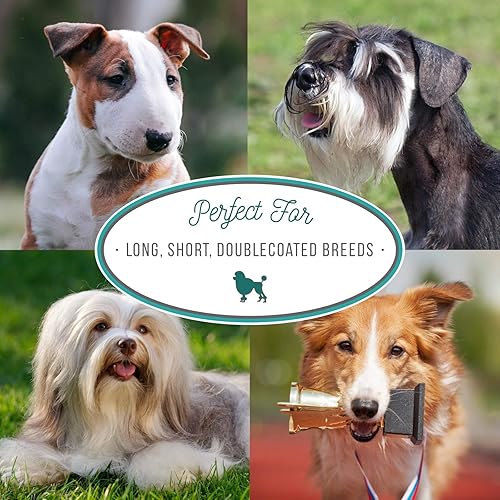 Miniatura 5 de Nature's Specialties EZ Out Deshedding Champú ultra concentrado para perros para mascotas, hace hasta 4 galones, elección natural para peluqueros