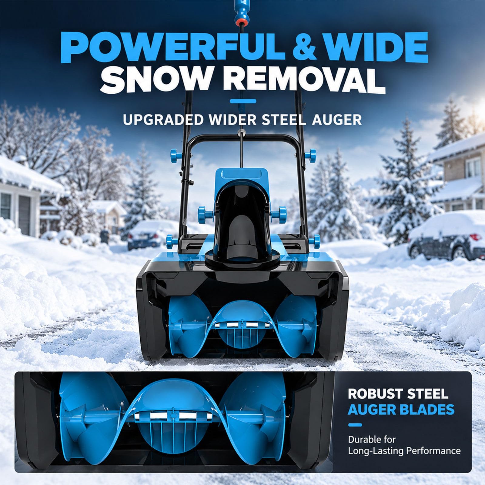 Lancia‑Neve autonomia Fino a 50 min 2‑Battery