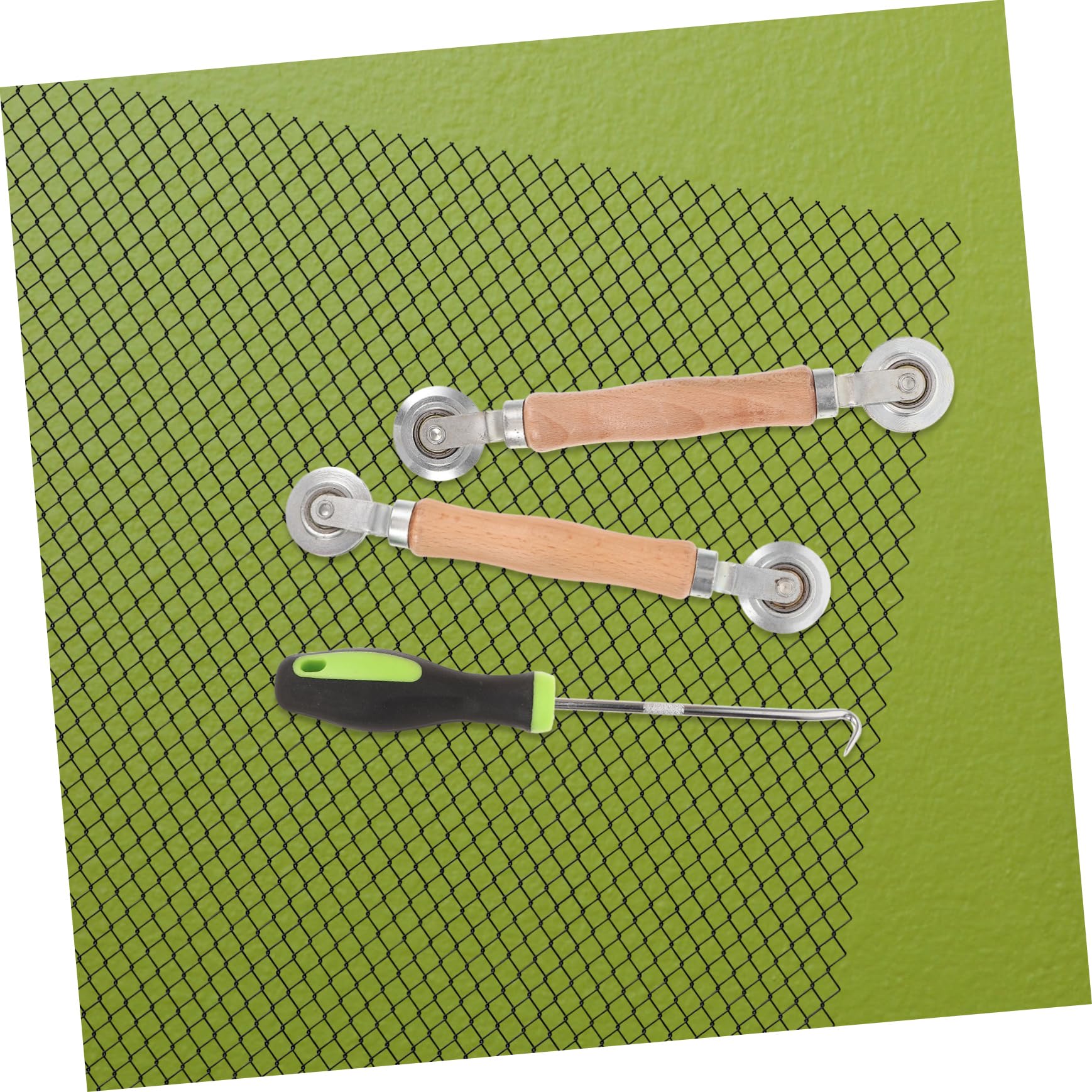 Tofficu 5 Sätze Reparaturwerkzeuge Für Bildschirm Spline Netz Handhaben Fenster Rollen Reparaturset Für Fliegengittertüren Bildschirmtürwalze Bildschirminstallationstool Holz 3 Stück * 5