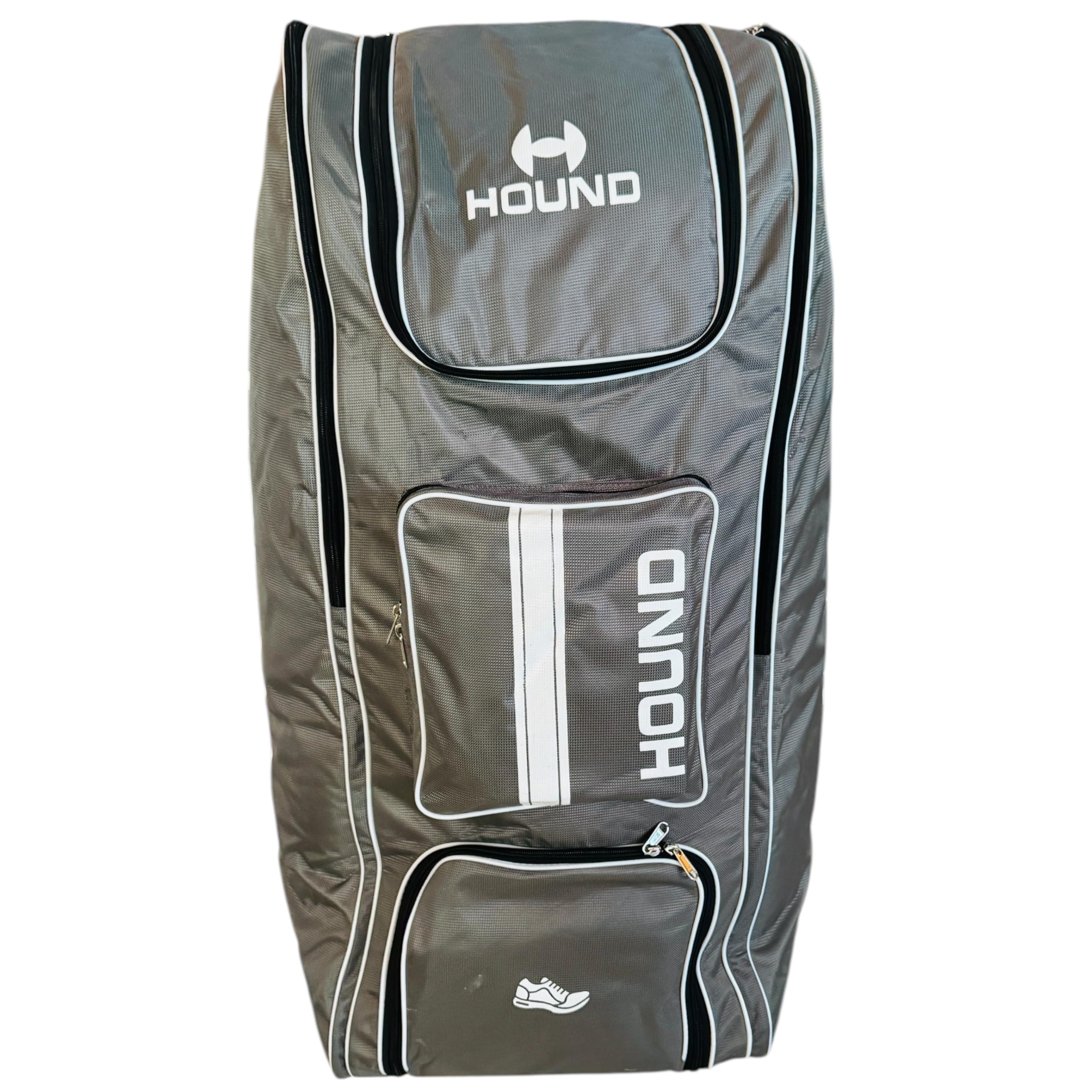 HOUND 161 NOT Out Cricket Duffle KIT Bag with Wheels (Grey)-picture-16
