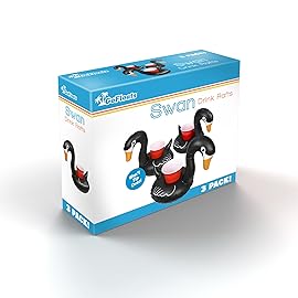 GoFloats Inflatable Pool and Hot Tub Drink Holders (3 Pack) (Choose - Unicorn, Flamingo, Palm Tree and More)
