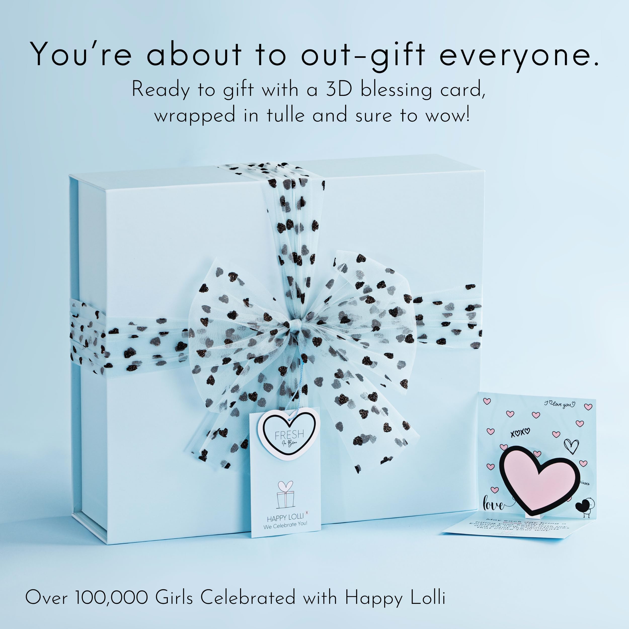 HAPPY LOLLI Self-Care Gift Set for Teen and College Girls