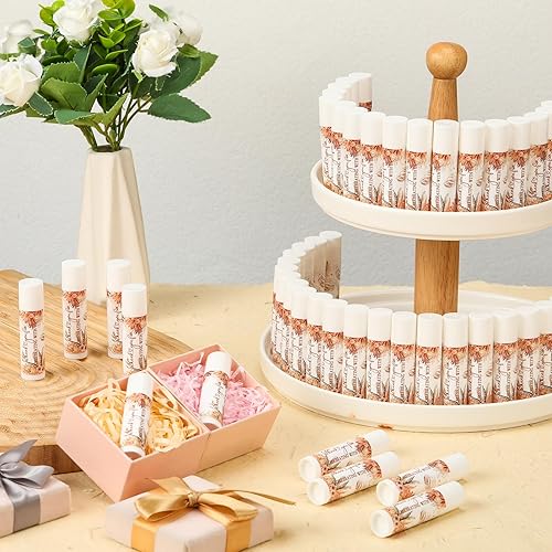 Miniatura 4 de 50 unidades de bálsamos labiales de agradecimiento para despedida de soltera, regalos de boda, flores negras, dama de honor, despedida de soltera,