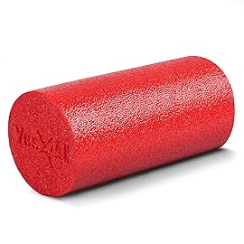 Yes4All Medium Firm Round PE Foam Roller 12, 18, 24, 36 Inches for Pilates, Yoga, Stretching, Balance & Core Exercises