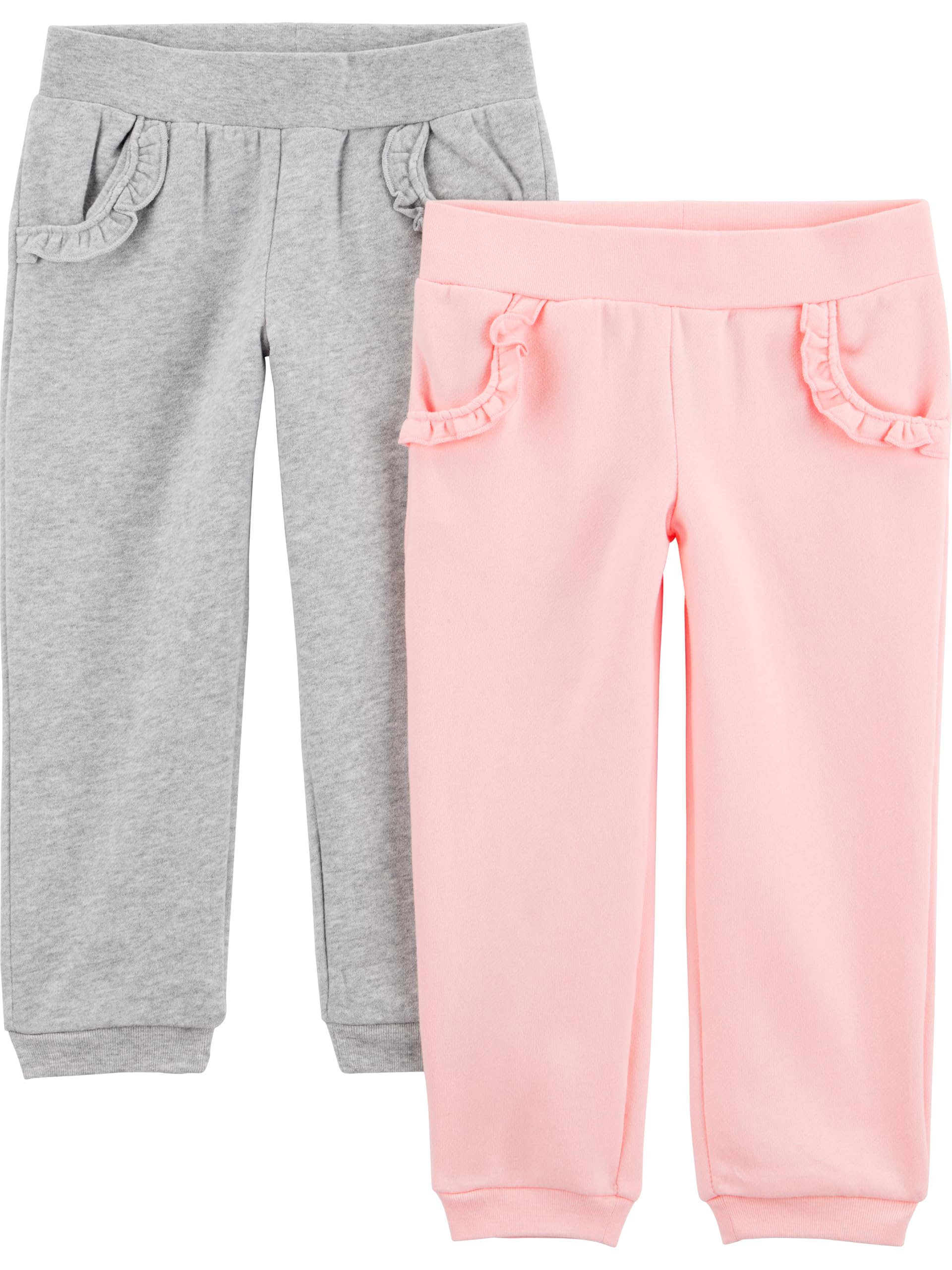 Simple Joys by Carter's Girls' 2-pack Fleece Joggers