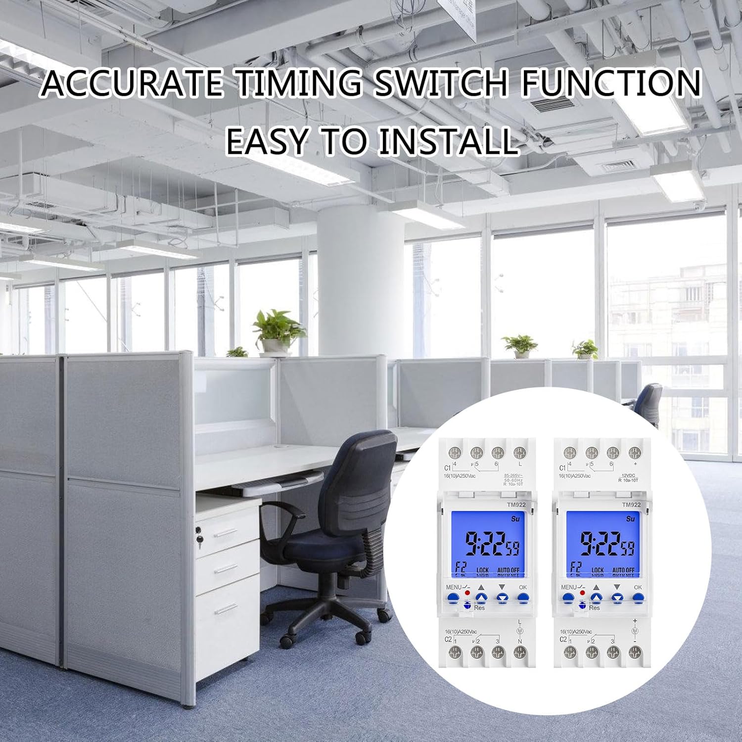 Programmable Timer Switches Two Way Control & Easy Installation Timing Switches For Various Applications