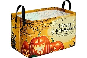 Collapsible Halloween Pumpkin Basket