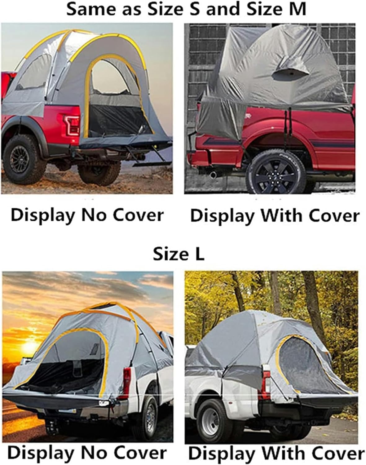 Car Truck Tent for Camping, Sunshade Rainproof for Outdoor Self-Driving Tour Barbecue Camping Car Portable Camping Car SUV Tailgate Tent