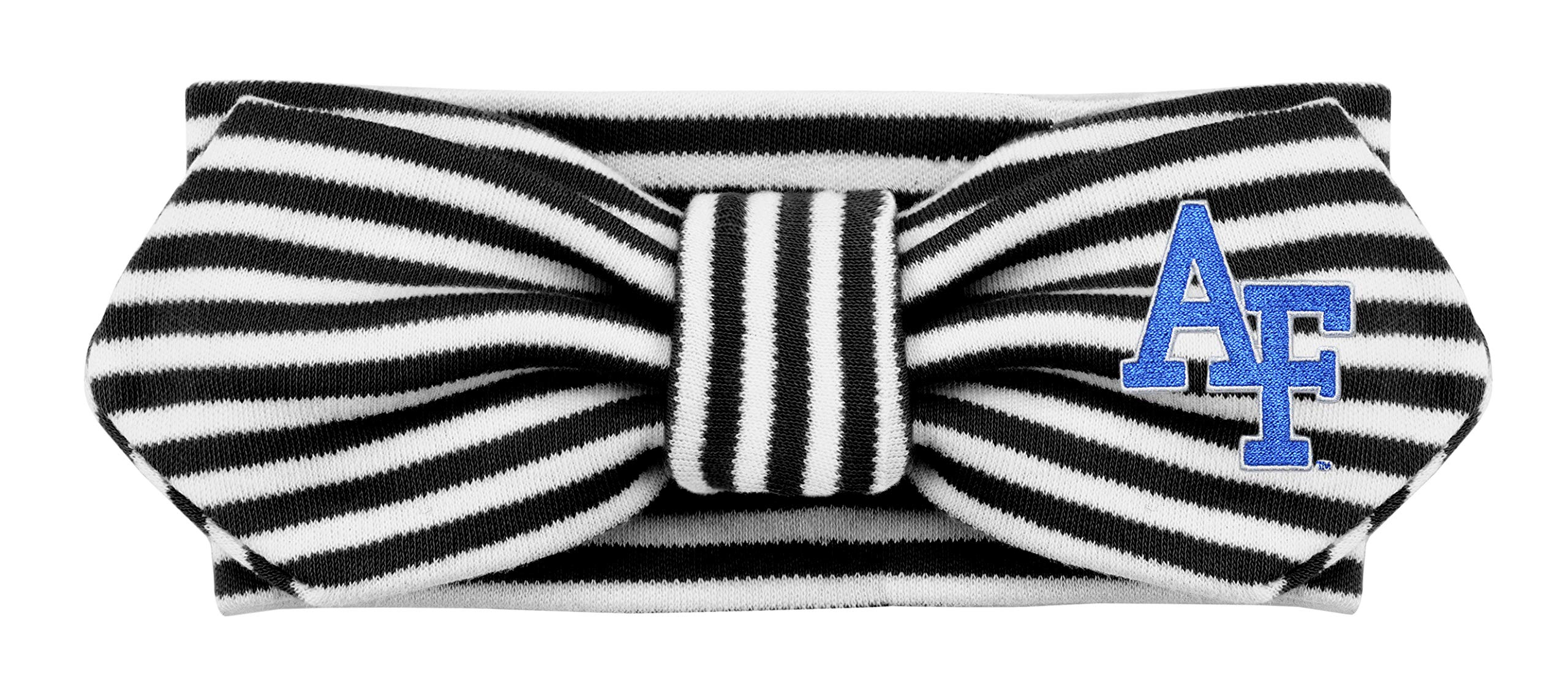 Creative Knitwear United States Air Force Academy Falcons Striped Hair Knot