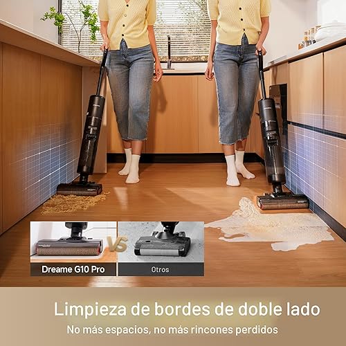 Miniatura 5 de DREAME G10 Pro - Aspiradora en seco y húmedo, todo en uno con autolimpieza automática, máquina limpiadora de suelos para suelos duros, 35 minutos