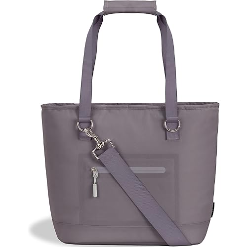 Insulated Cooler Bag, SIYUAN Leakproof BPA-Free Soft Tote with Shoulder Strap for Work Lunch Travel Water-Resistant